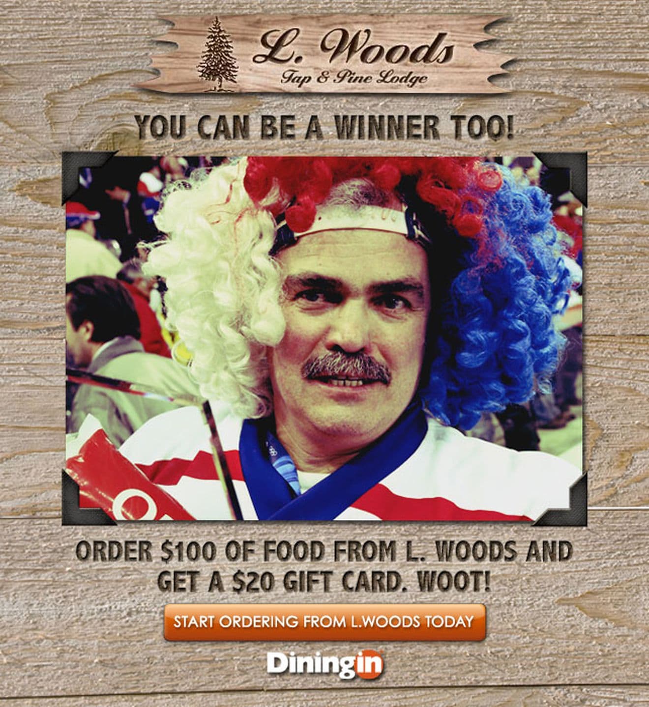 A sporting event tie-in